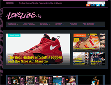 Tablet Screenshot of lovezapas.es